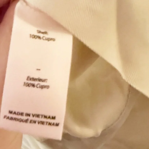 Cinq A Sept Holly Satin Pocket Puff Short Sleeve Ruffle Ivory Jacket size small - Picture 8 of 9